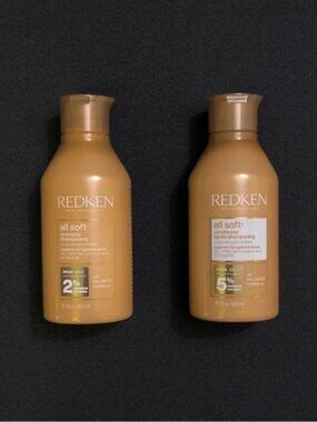 REDKEN All Soft Shampoo & Conditioner — Full Size - 10.1 .oz / 300 mL (each) NWT